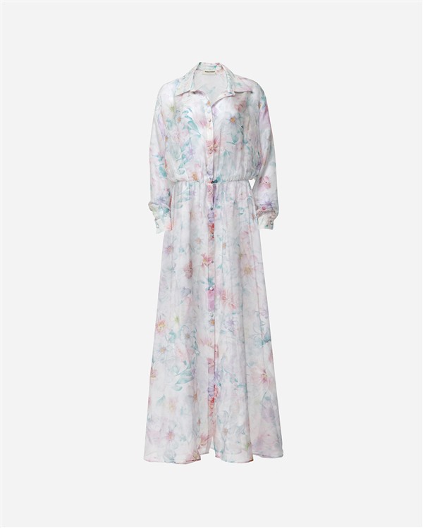 VK FLORAL CHEMISIER MAXI DRESS